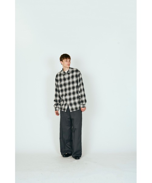 TOWNCRAFT（タウンクラフト） シャツ 60S LOOP COLLAR SHIRT オンブレ