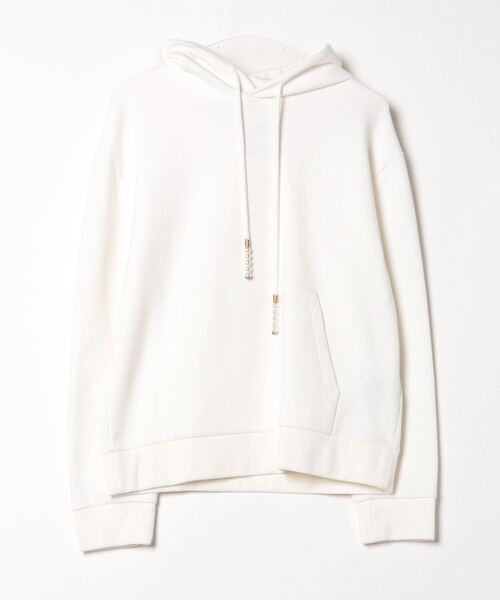 美品】Louis Vuitton ホワイト フード付きパーカー