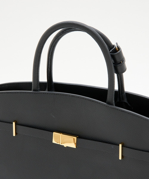 DEMELLIER ブラックハンドバッグ デメリエー DEMELLIER DEMELLIER ハンドバッグ TOKYO レザー