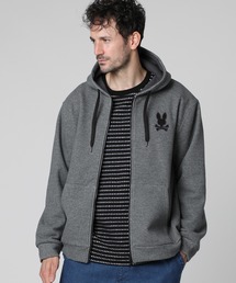 Psycho Bunny（サイコバニー） パーカー 裏起毛 ダンボール ジップ