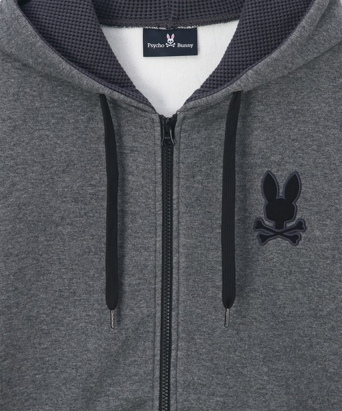 Psycho Bunny（サイコバニー） パーカー 裏起毛 ダンボール ジップ