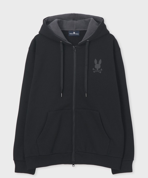 Psycho Bunny（サイコバニー） パーカー 裏起毛 ダンボール ジップ