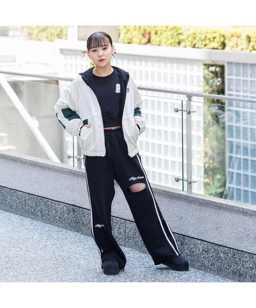 algy（アルジー） パンツ 「ACTIVE」裏起毛グランジスウェットライン