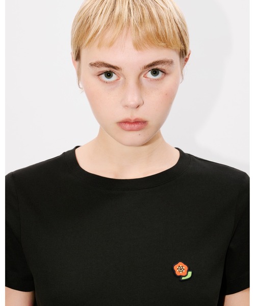 tシャツ 'KENZO Pop' エンブロイダリー コットン Tシャツ レディース KENZO tシャツ 'KENZO Pop' エンブロイダリー コットン Tシャツ