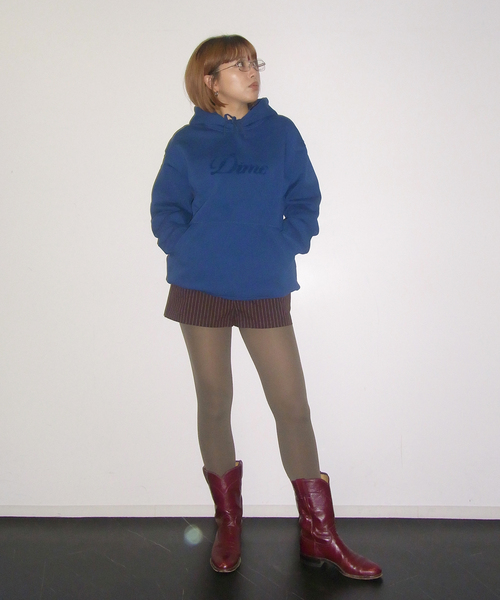パーカー 「Dime/ダイム」 CURSIVE LOGO HOODIE レディース
