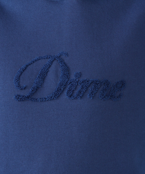 【Dime】 カーシブ ロゴ クルーネック スウェットシャツ Dime Cursive Logo Crewneck / Black (ダイム クルーネック