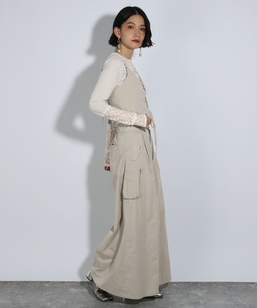 新品未使用　HARE ベロアレースビスチェ HARE（ハレ）の「ベロア＊レースビスチェ(HARE)（ベスト）」 - WEAR