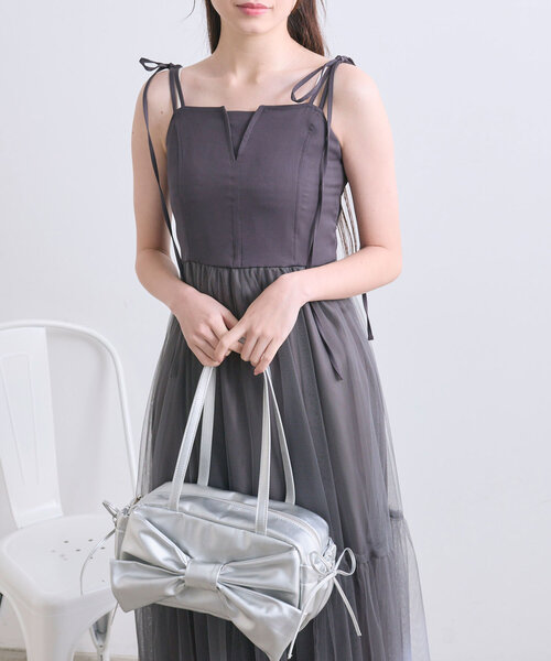 OLIVE des ワンピース チュールドッキングワンピ : ZOZOTOWN