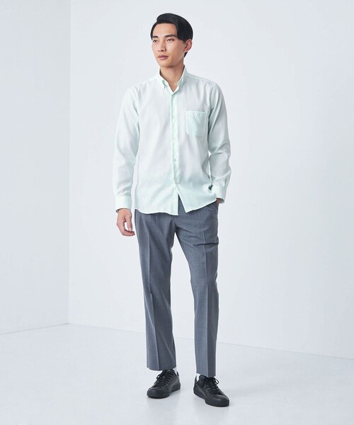 green label relaxing シャツ エブリット コットンオックス