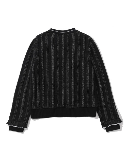 ニット セーター Verona Frilled Eyelet Sweater | WOMEN レディース MARK&LONA ニット セーター Verona Frilled Eyelet Sweater