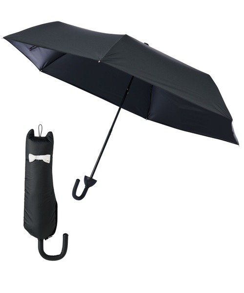 ★レア★イイダ傘店★猫 ししゅう 晴雨兼用 折りたたみ傘 ☆レア☆イイダ傘店☆猫 ししゅう 晴雨兼用 折りたたみ傘 - メルカリ
