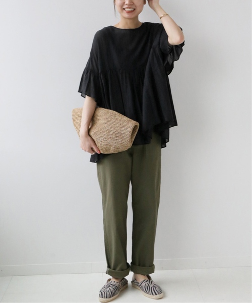 「JOURNAL STANDARD relume」 半袖ブラウス FREE ホワイト レディース JOURNAL STANDARD relume 「JOURNAL relume」 半袖ブラウス FREE