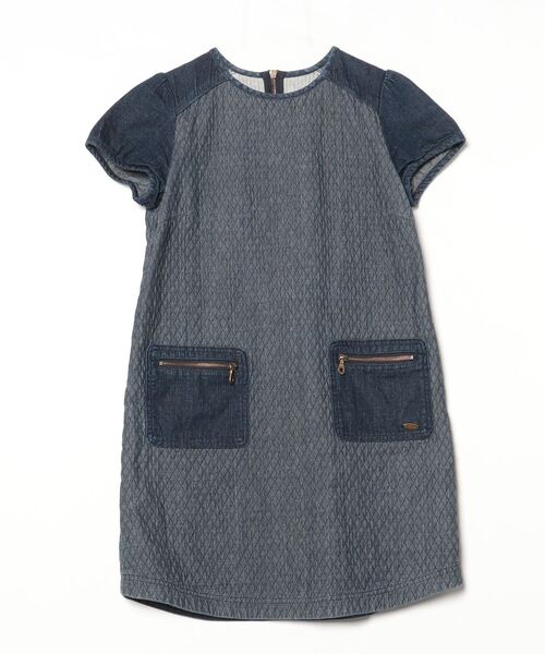 【新品未使用】BURBERRY バーバリーブルーレーベル 半袖ワンピース 38 BURBERRY BLUE LABEL 「BURBERRY LABEL」 半袖ワンピース 38