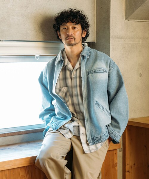FREAK'S STORE ブルゾン アウター 加工 デニムショートブルゾン