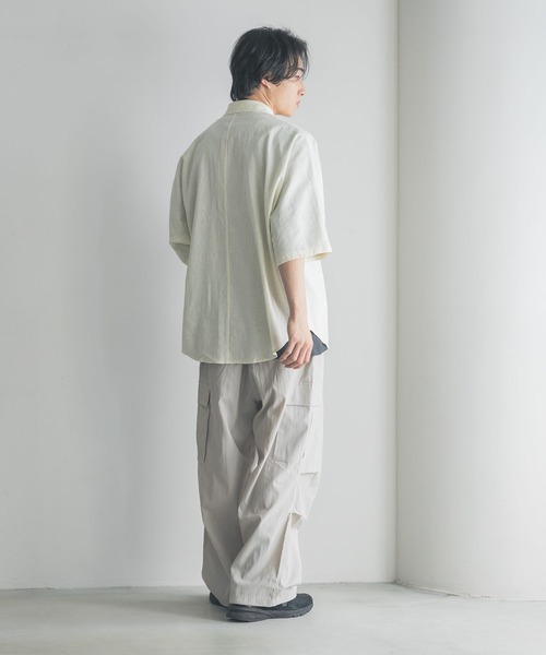 LOWRYS FARM（ローリーズファーム） シャツ 半袖 ノルマンディリネン