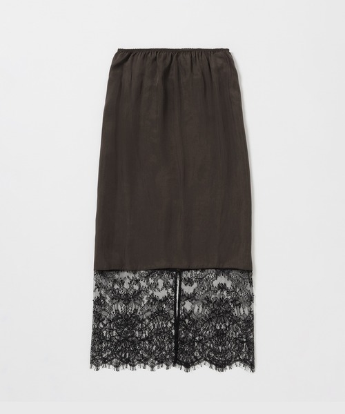 ADAM ET ROPE'（アダムエロペ） スカート 「EMOELLE」キュプラレース