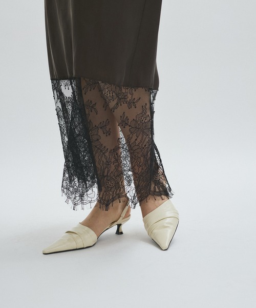 ADAM ET ROPE'（アダムエロペ） スカート 「EMOELLE」キュプラレース