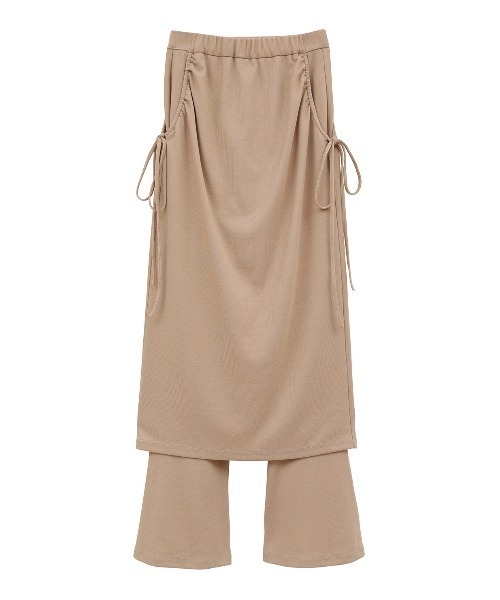 CLANE /PANTS LAYERED YAK MINISKIRT/ サイズ1 セール】SHORT PANTS LAYERED SKIRT（スカート）｜CLANE（クラネ