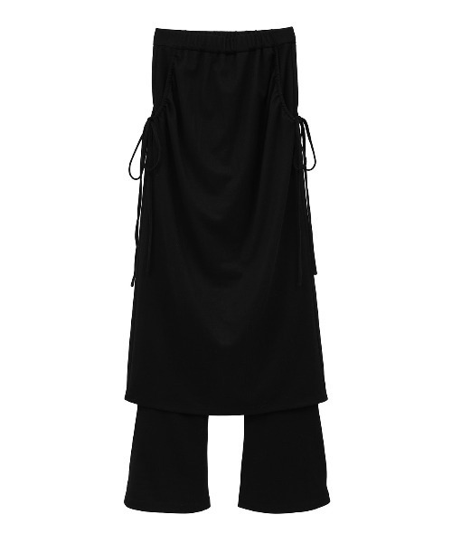 CLANE PANTS LAYERED YAKMINISKIRT クラネスカート CLANE（クラネ） ワイドパンツ パンツ CLANE/クラネ/PANTS LAYERED