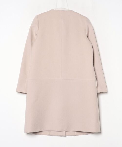 LAISSE PASSE（レッセパッセ） ノーカラーコート MEDIUM ベージュ