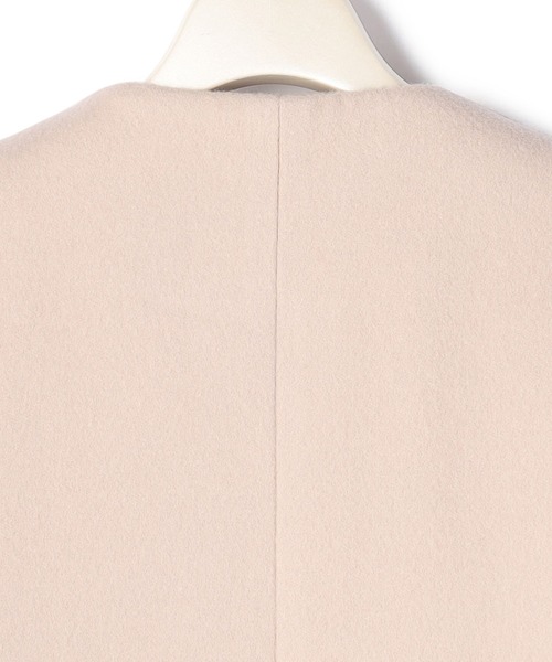 LAISSE PASSE（レッセパッセ） ノーカラーコート MEDIUM ベージュ