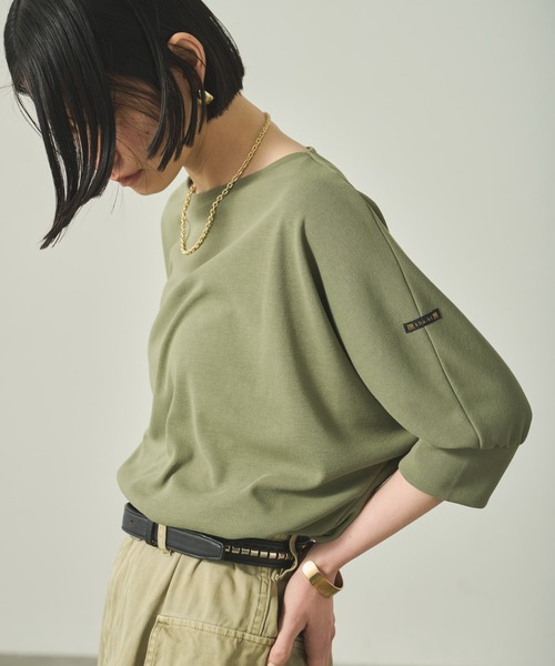 tシャツ 「KHA:KI / カーキ」 ドルマンスリーブバスクシャツ DOLMAN BASQUE SHIRT レディース
