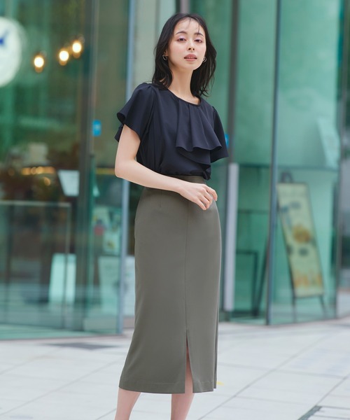 RUIRUE BOUTIQUE（ルイルエブティック） ブラウス シャツ 半袖 洗える