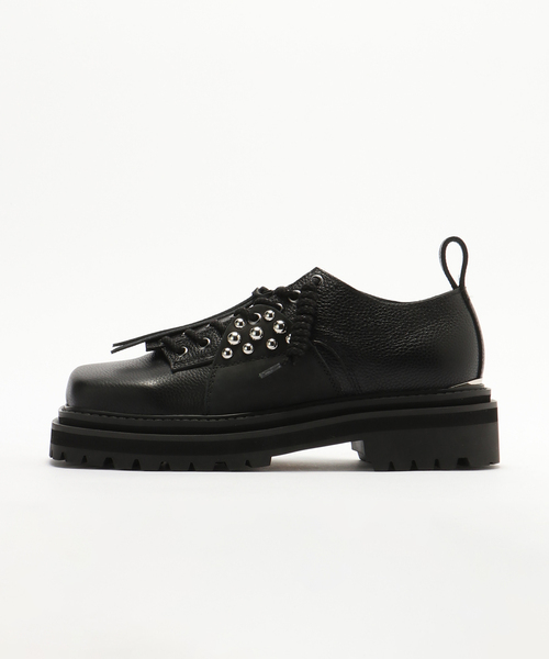 ダイリク　25ss STUDS FIREMAN BOOTS DAIRIKU [ Studs Fireman Boots ] Black | ロイド・エフ