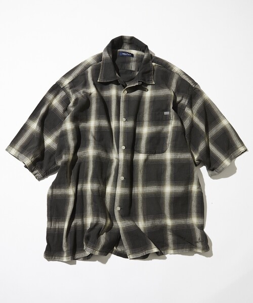 NAUTICAノーティカBleech Ombre Check LS Shirts NAUTICA/Bleech Ombre Check S/S Shirts｜Daytona Park(FREAK'S
