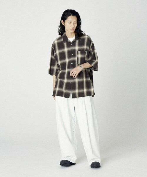 NAUTICAノーティカBleech Ombre Check LS Shirts NAUTICA シャツ NAUTICA/ノーティカ Bleech Ombre Check S/S
