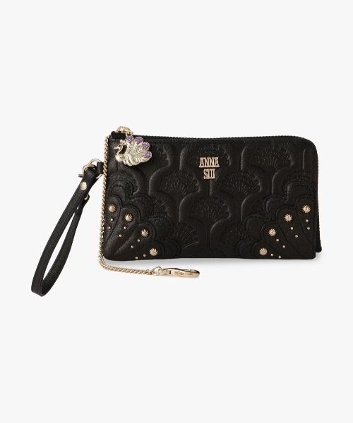 すぐ届く 国内発送 ANNASUI ピーコック フラグメントケース ANNA SUI 財布 ピーコック フラグメントケース レディース