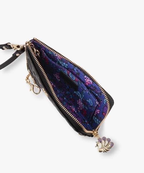 すぐ届く 国内発送 ANNASUI ピーコック フラグメントケース ANNA SUI 財布 ピーコック フラグメントケース レディース
