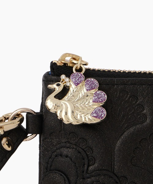 すぐ届く 国内発送 ANNASUI ピーコック フラグメントケース ANNA SUI 財布 ピーコック フラグメントケース レディース
