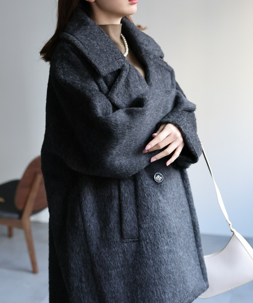 「sakishimatokyo」 ピーコート FREE アイボリー レディース_画像2