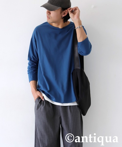 antiqua（アンティカ） タンクトップ ノースリーブ とろみタンクトップ