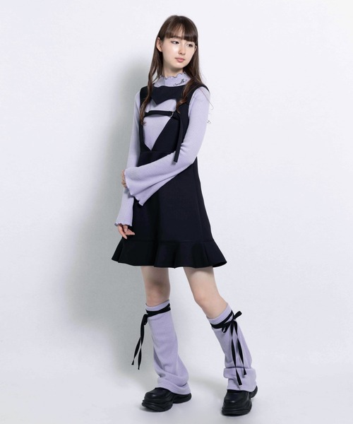 MILK 「MILK」 ノースリーブワンピース - ブラック レディース