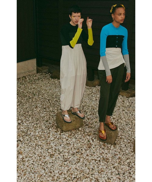 OMMO（オーエムエムオー） カーディガン BUSTIER DOCKING KT CD