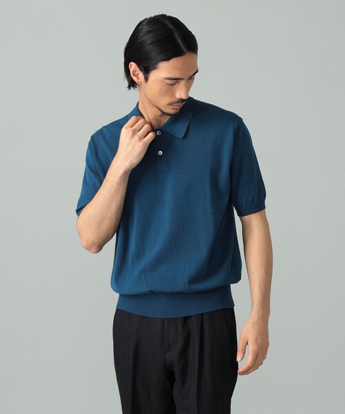 Clubhaus コットンニットポロシャツ SLOANE 別注 希少 サイズ4 Clubhaus コットンニットポロシャツ SLOANE 別注 希少 サイズ4
