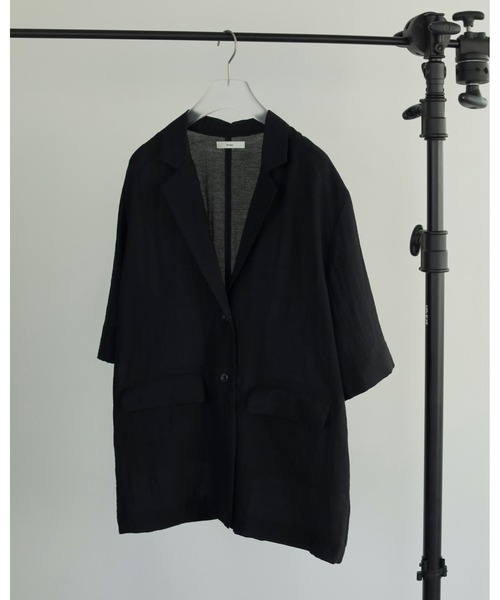 品質保証 anuke ジャケット ノーカラージャケット Half Sleeve Jacket ジャケット・アウター