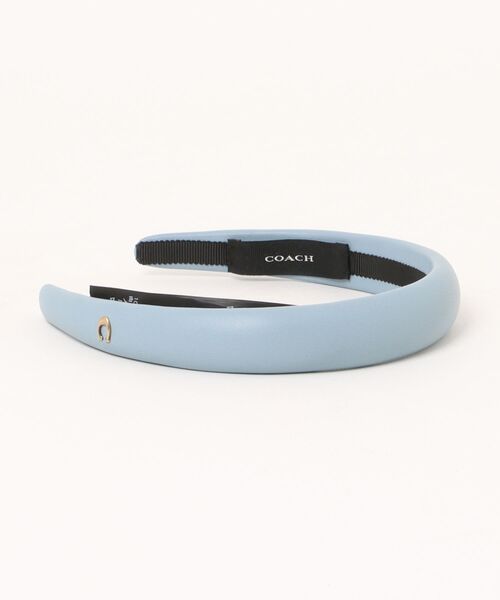COACH モノグラム ヘアバンド グレー系 COACH ヘアバンド レザー ヘッドバンド : ZOZOTOWN Yahoo!店