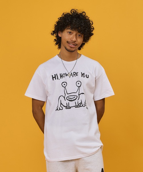 DANIEL JOHNSTON（ダニエルジョンストン） tシャツ S/S TEE“HI HOW ARE