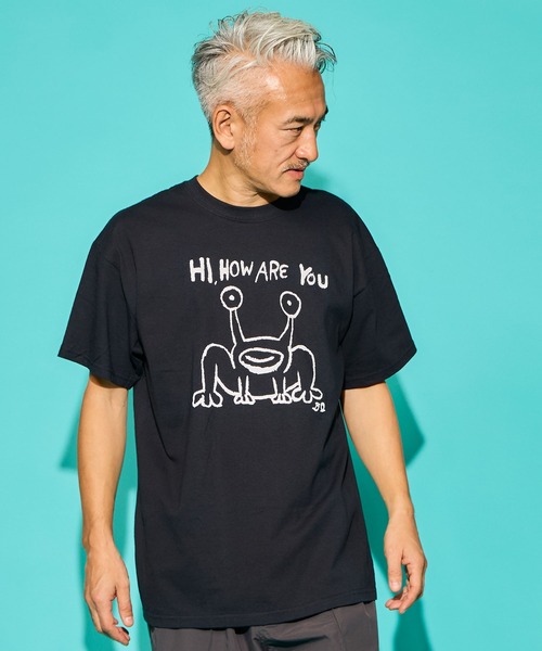 DANIEL JOHNSTON（ダニエルジョンストン） tシャツ S/S TEE“HI HOW ARE