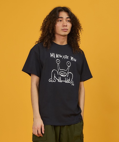 DANIEL JOHNSTON（ダニエルジョンストン） tシャツ S/S TEE“HI HOW ARE