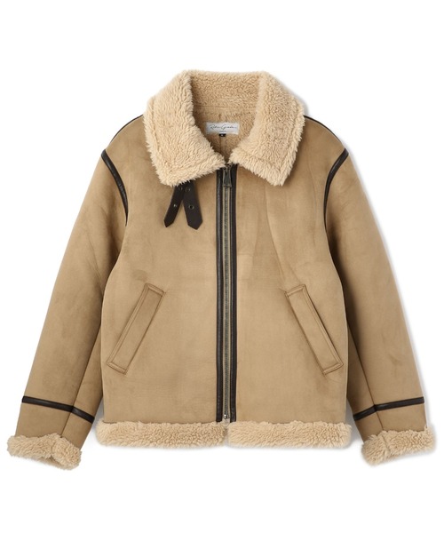 「Retro Grade」 ジップアップブルゾン LARGE ライトベージュ メンズ_画像2