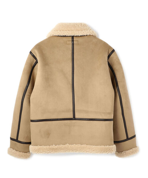 「Retro Grade」 ジップアップブルゾン LARGE ライトベージュ メンズ_画像4