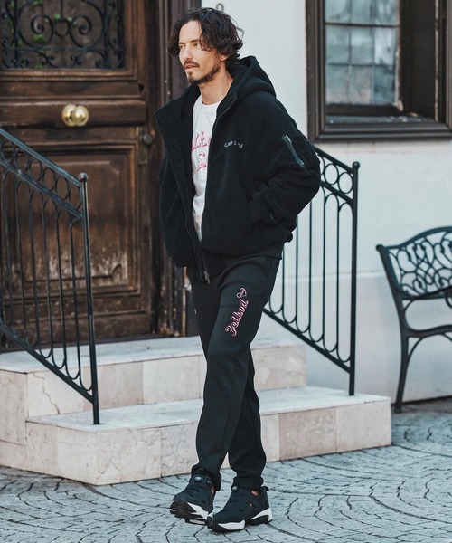 メンズウェア felkod l Zip Cardboard Knit Pants M felkod パンツ mp13759- Print Cardboard Knit Pants ダンボール