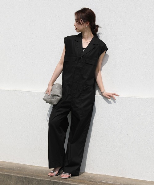美品　Le minor　ルミノア　リネン　前後２wayオールインワン LEMINOR ワンピース ルミノアオールインワン : ZOZOTOWN Yahoo