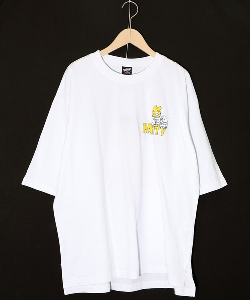 ScoLar Parity tシャツ 352110：クマとネコのアメフト柄 バック
