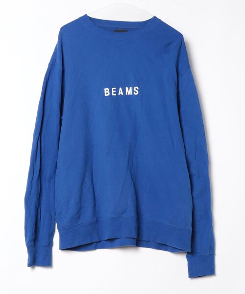 BEAMS 「BEAMS」 スウェットカットソー - ブルー メンズ