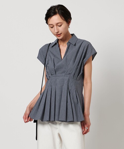 UNITED ARROWS ブラウス シャツ MANTECO POP フレンチスリーブ